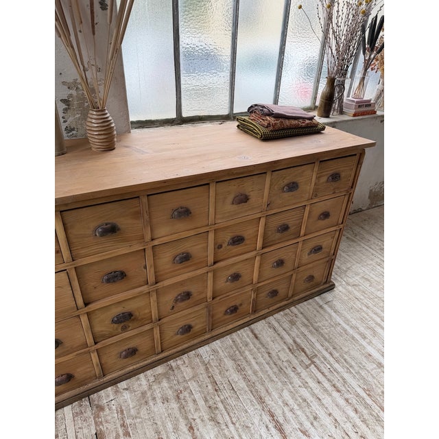 Pine Workshop Cabinet, 1950s For Sale - Image 15 of 18
