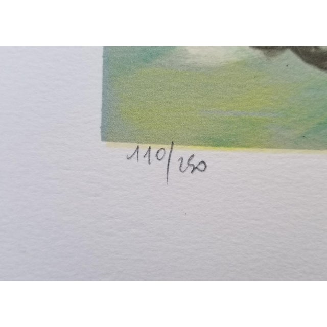 1940s Vintage Signed Jacques Lalande Lithograph Print Chairish