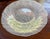 1990s Vintage Mikasa Frosted Glass Platter With Embossed Bamboo Leaves – 15" Centerpiece or Serving Tray For Sale - Image 5 of 7