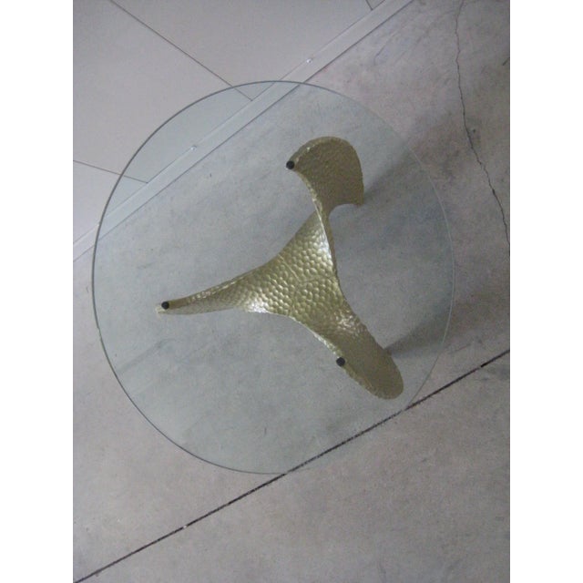 Plastic Mid-Century Hesterberg Style Propeller Side Table For Sale - Image 7 of 10