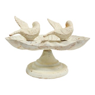Clamshell Pedestal Bird Bath For Sale