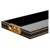 A generous serving tray for the gracious host, in sophisticated black with metallic satin gold interlocking honeycomb...