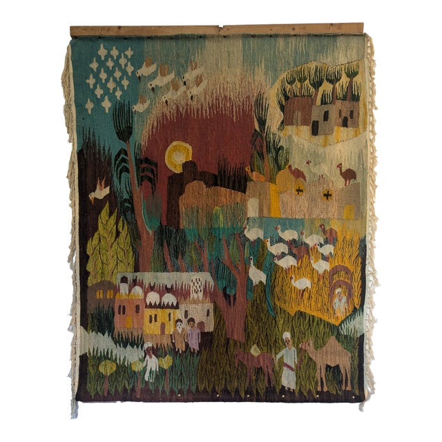 Tapestry by Alfredo Gauro Ambrosi, 1920s For Sale