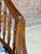 Chinoiserie Vintage Chinoiserie Drexel Heritage Faux Bamboo Walnut Spindle Arm Chair Newly Upholstered For Sale - Image 3 of 12