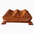 Folk Art Vintage Tramp Art Hand-Carved Wood Box For Sale - Image 3 of 4