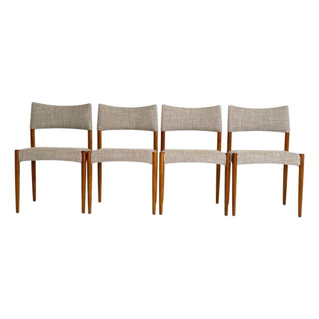 Chairs from Ejner Larsen and Aksel Bender Madsen, 1960s, Set of 4 For Sale