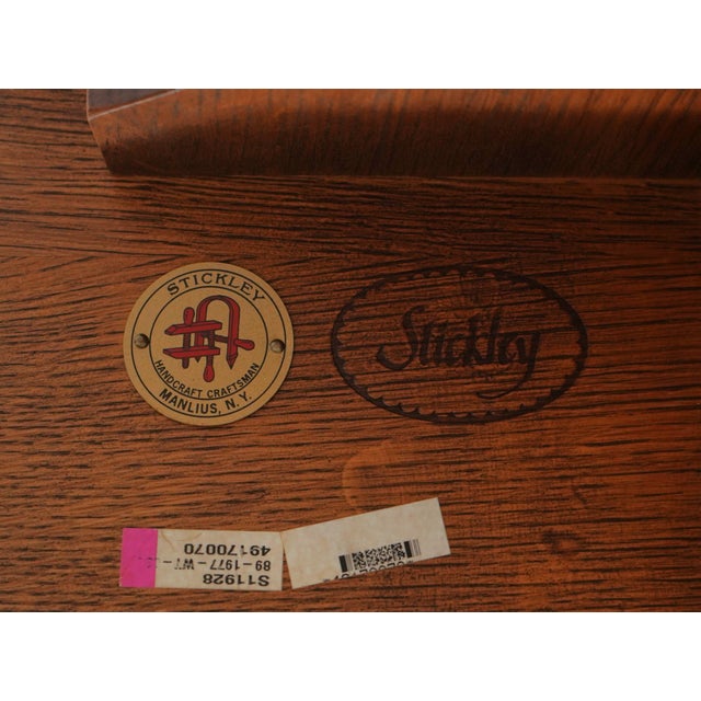Stickley Tiled Mission Oak Fireplace Mantle For Sale - Image 13 of 14
