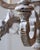 Mid 20th Century French Carved and Painted Wood Twelve-Light Chandelier For Sale - Image 17 of 18