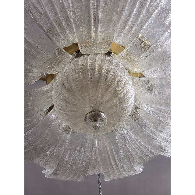 Mid-Century Modern Murano Glass Ceiling Light, 1980s For Sale - Image 3 of 5