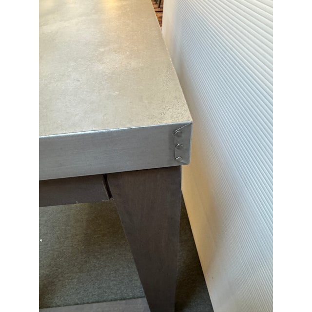 Cb2 Stern Counter Table For Sale In San Francisco - Image 6 of 12