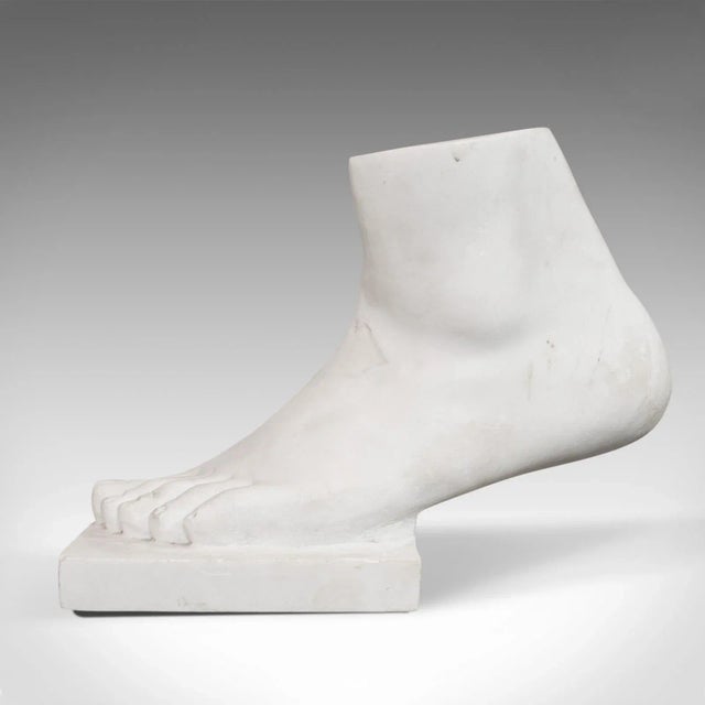 English 1950s "Two Left Feet" Marble Bookends - A Pair For Sale - Image 3 of 13