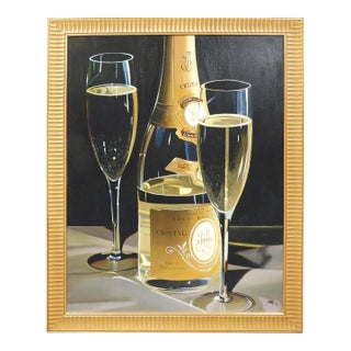 Thomas Stiltz Champagne of Kings Hand Signed Artwork Cristal Sold Out For Sale