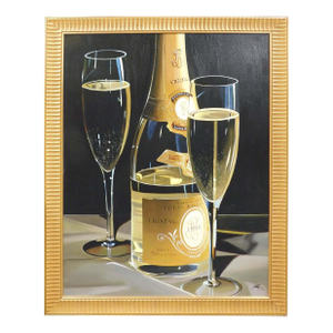 Thomas Stiltz Champagne of Kings Hand Signed Artwork Cristal Sold Out