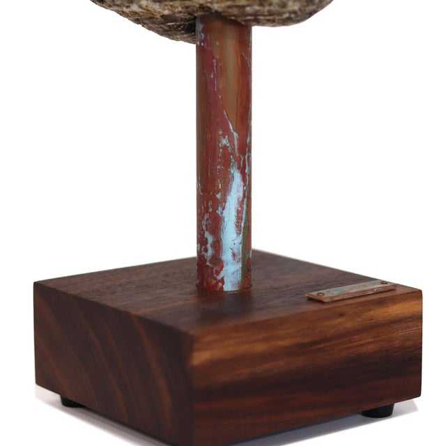 Contemporary Original Surf-Inspired Abstract Sculpture by Kevin Perrault, Figurative Metal and Stone Sulptural Art For Sale - Image 9 of 11