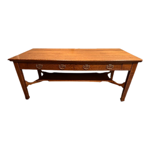 Early 20th Century Oak Writing Table