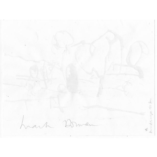 Modern 1991 Mark Dorman Landscape Painting For Sale - Image 3 of 3