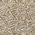 Worlds Away Matthew Izzo Home X Side Stool in Beige Geometric Upholstery and Gold Leaf Base For Sale - Image 4 of 4