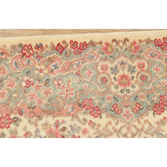 Karastan Ivory Kirman 9'11"x 5'9" Wool Rug For Sale - Image 11 of 13