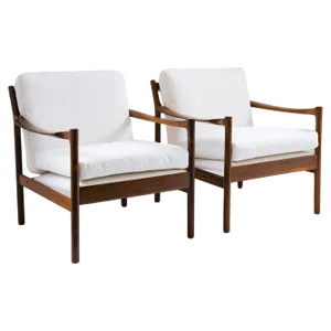 Set of Mid-Century Scandinavian Lounge Chairs attributed to Torbjørn Afdal, 1960s