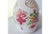 1940s Vintage Hand Painted Floral Pink Decanter For Sale - Image 5 of 6