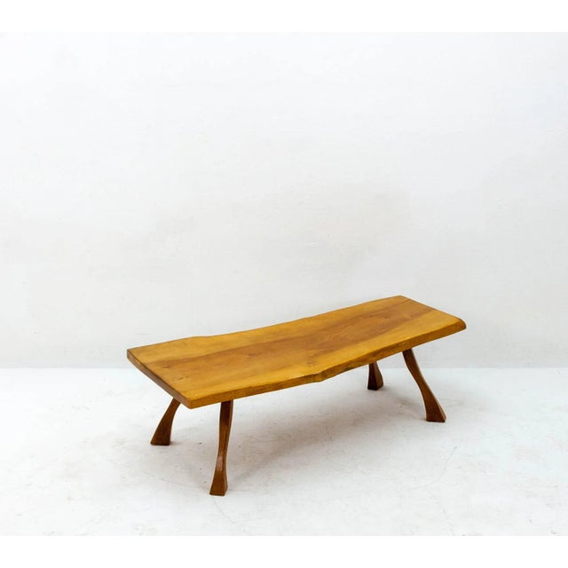 Tree Slab Coffee Table, 1960s For Sale - Image 6 of 8