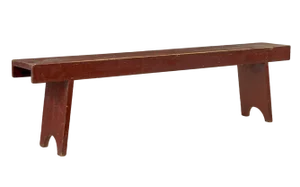 Swedish Painted Pine Bench, 1890s