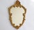 Small Baroque Style Gilded Wall Mirror, 1960s For Sale - Image 4 of 9