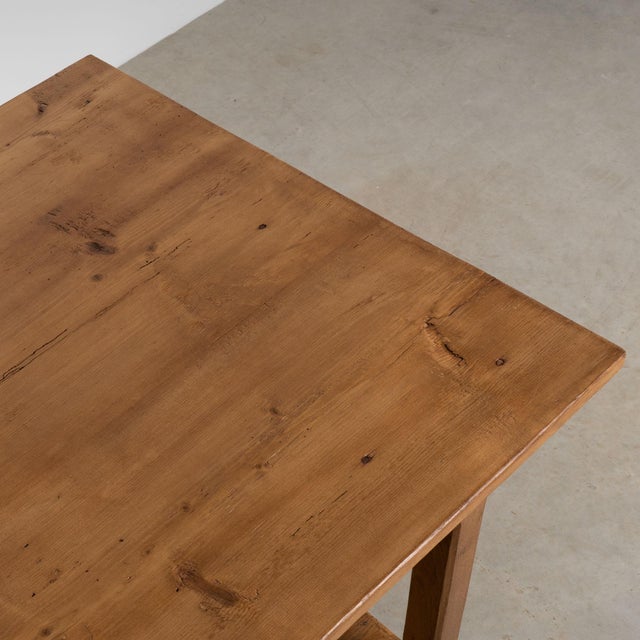 Wood Late 19th Century Small Pine Side Table With Single Drawer From Hungary For Sale - Image 7 of 18