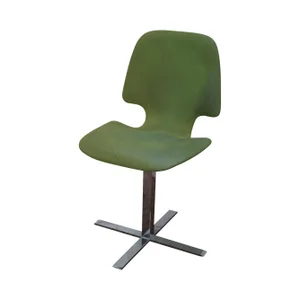 Mid-Century Chrome Pedestal Side Chair