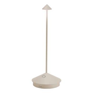 Zafferano Pina Pro Rechargeable Indoor/Outdoor Cordless Table Lamp, Sand For Sale