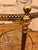 Antique Style Round Brass Bar Cart with Smoked Glass Tops, 1950s For Sale - Image 4 of 15