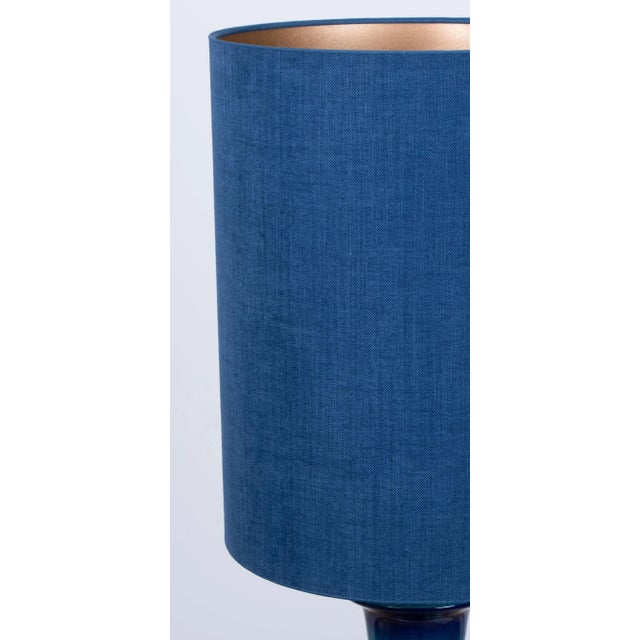 Large Silk Table Lamps by René Houben, 1960s, Set of 2 For Sale - Image 18 of 18