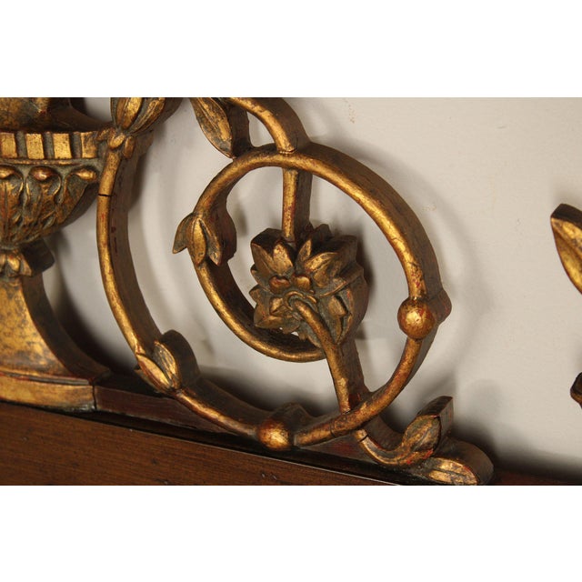 John Widdicomb Adam Style Mahogany And Partial Gilt Wall Mirror For Sale - Image 13 of 18