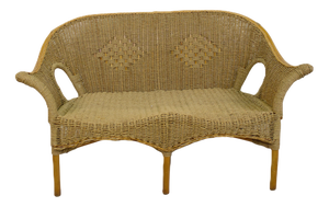 Vintage Bamboo Sofa, 1960s