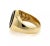 Contemporary David Yurman Onyx Intaglio 18k Yellow Gold Octagon Ring, Size 8 For Sale - Image 3 of 4