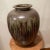 Vintage Exta Large Stoneware Iridescent Colors Drip Glaze Pottery Vase For Sale In Chicago - Image 6 of 13