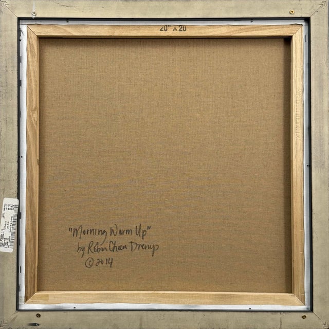 Original Oil Impressionist Painting "Morning Warm Up" For Sale In Austin - Image 6 of 6