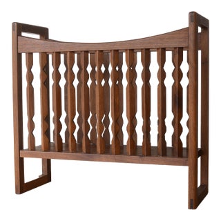 MCM Arthur Umanoff Walnut Magazine Rack for Washington Woodcraft For Sale