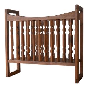 MCM Arthur Umanoff Walnut Magazine Rack for Washington Woodcraft