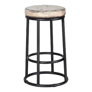 Color Pop White Counter Stool