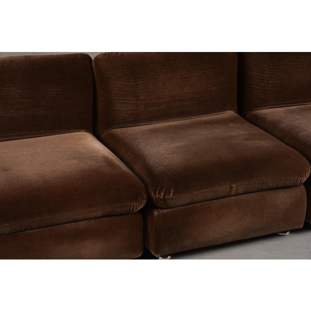 1960s Vintage Italian Modular Sofa, Italy, 1960s, Set of 5 For Sale - Image 5 of 6