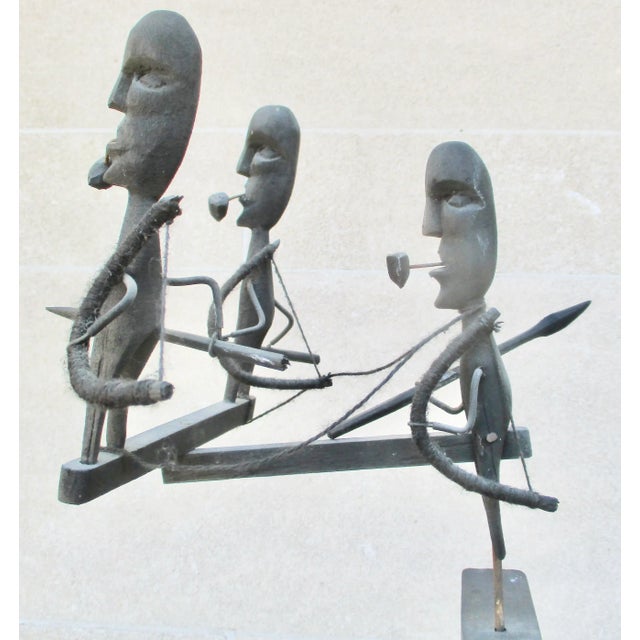 Wood Adriano Jordan De Souza Olinda Pe Brazil Wooden Sculpture For Sale - Image 7 of 16