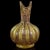 Mid 20th Century Vintage Murano Barovier Toso Purple Swirl Gold Flecks Italian Art Glass Curled Fan Top Flower Vase For Sale - Image 5 of 11