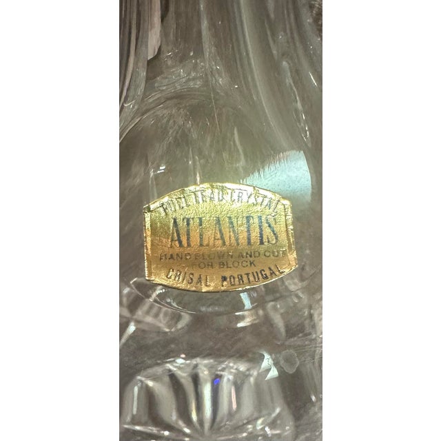 Transparent Vintage Atlantis Crystal Decaner For Sale - Image 8 of 10