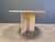 Italian Round Travertine Dining Table, 1970s For Sale - Image 9 of 14