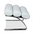 Set of Sinus Lounge Chair and Ottoman in White Leather and Chrome from Cor For Sale - Image 17 of 18