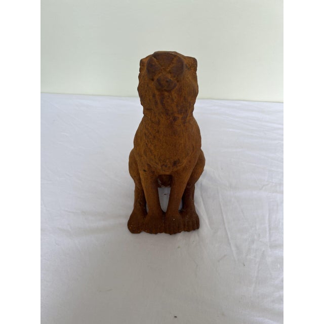 Cast Iron Sitting Hare Figure For Sale - Image 5 of 7