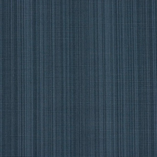 Schumacher Schumacher X Mark D. Sikes Gracie Solid Strie Fabric In Indigo For Sale - Image 4 of 5