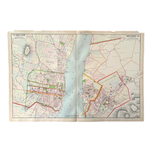 Antique Cartography Map of Section 15 of Orange and Dutchess Counties New York - Published by Watson and Company, 1891