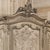 Wood Antique Louis XV Style Stripped Oak Triple Door Armoire For Sale - Image 7 of 18